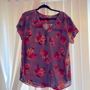 No longer wear, super cute floral shirt